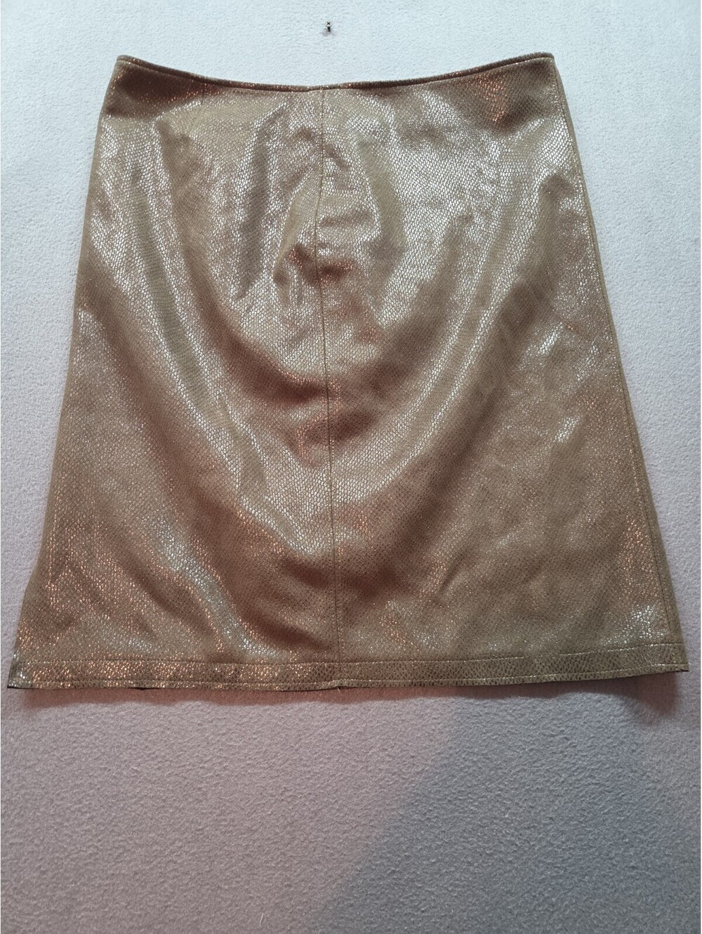 women's green snakeskin print straight skirt by Esqualo size 12